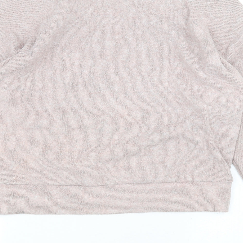 New Look Womens Pink Pullover Jumper Size S