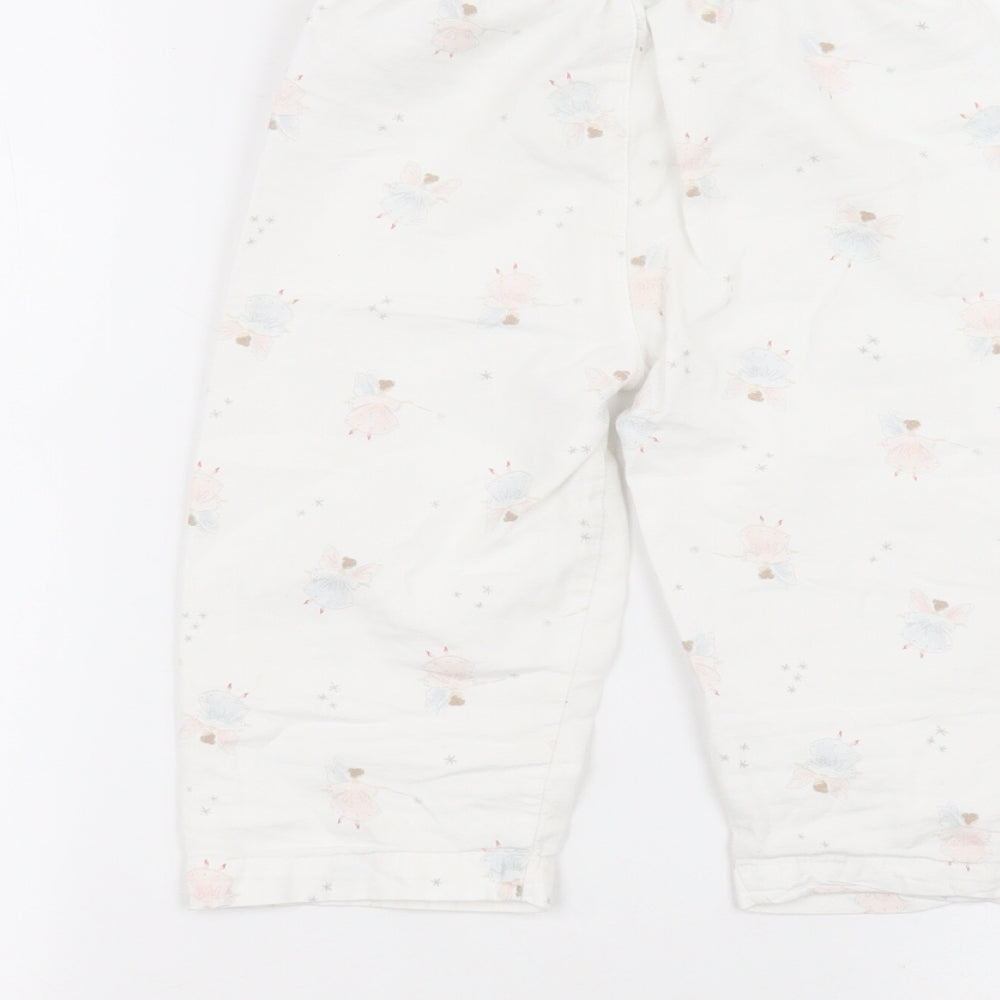 Preworn Baby White Sweatpants Trousers Size 18-24 Months