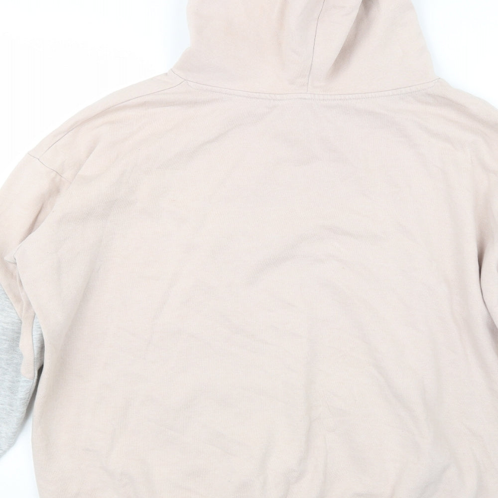 H&M Girls Pink Pullover Hoodie Size 14 Years
