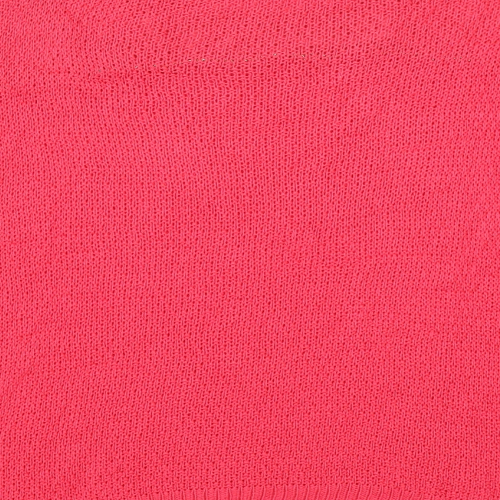 Novo Style Womens Pink Knit Pullover Jumper Size 14