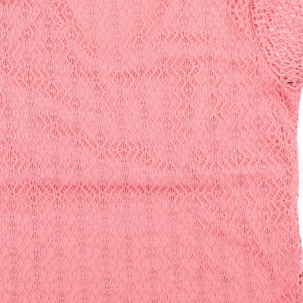 BM Womens Pink Basic T-Shirt Size M