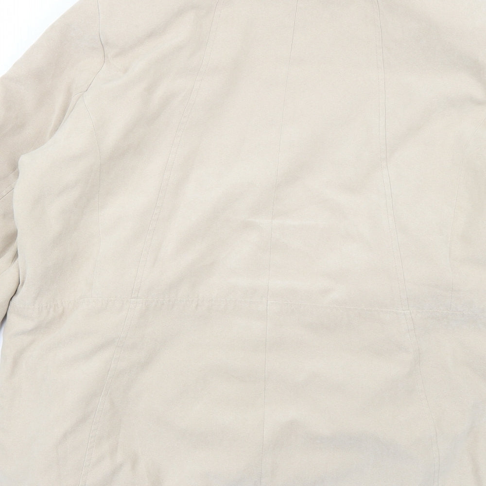 Bonmarché Mens Beige Overcoat Coat Size S