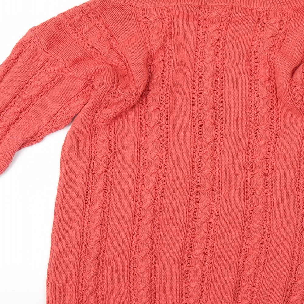 Richards Mens Pink Pullover Jumper Size S