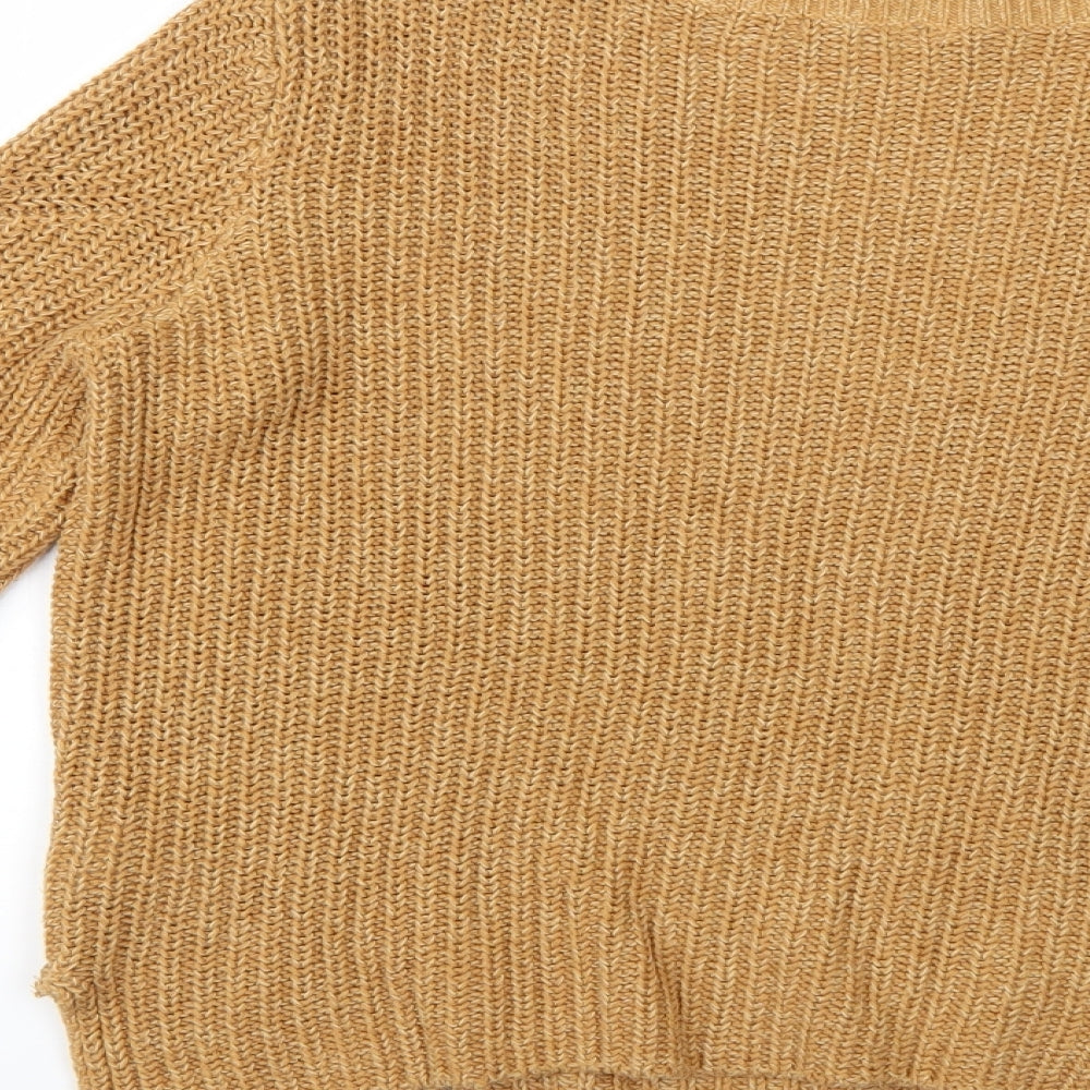 H&M Womens Brown Pullover Jumper Size S