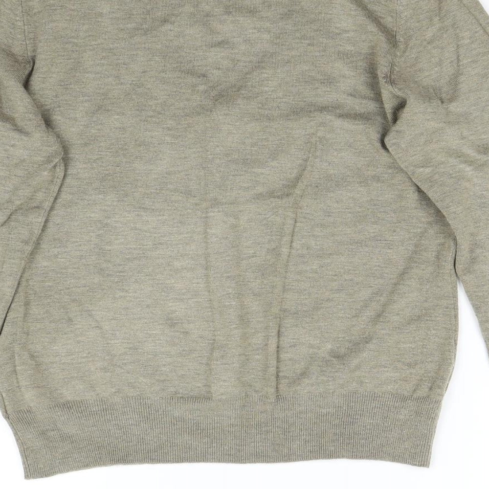 F&F Womens Brown Knit Pullover Jumper Size 14