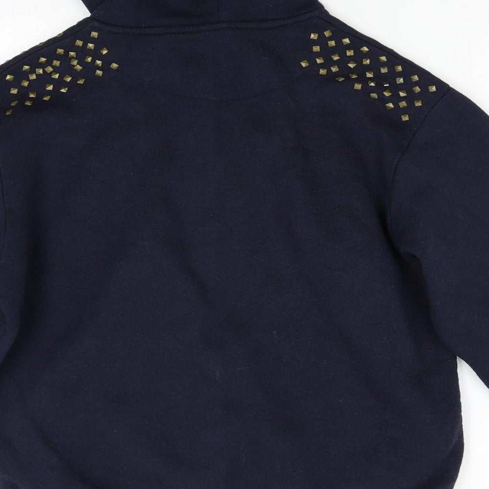 RWC Womens Blue Full Zip Hoodie Size M