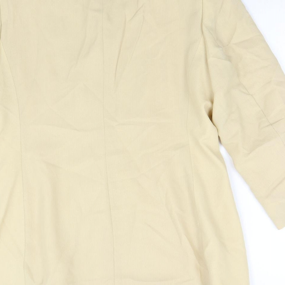 Preworn Womens Yellow Jacket Size L