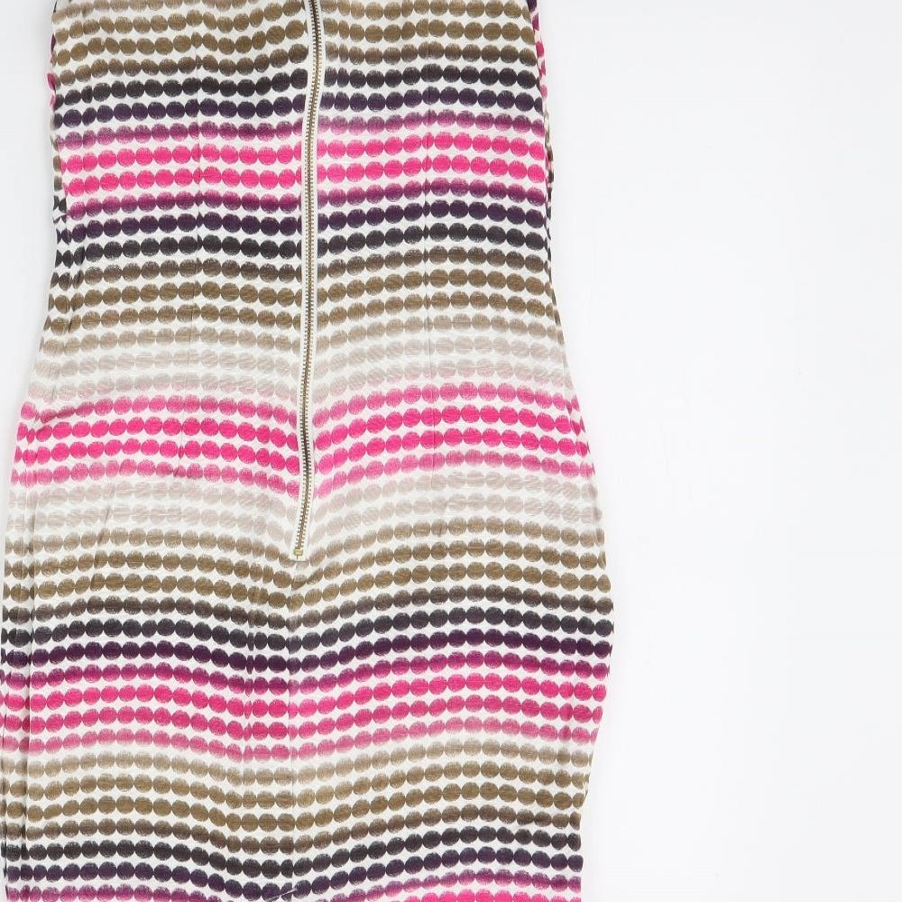 NEXT Womens Multicoloured Polka Dot Shift Size 8