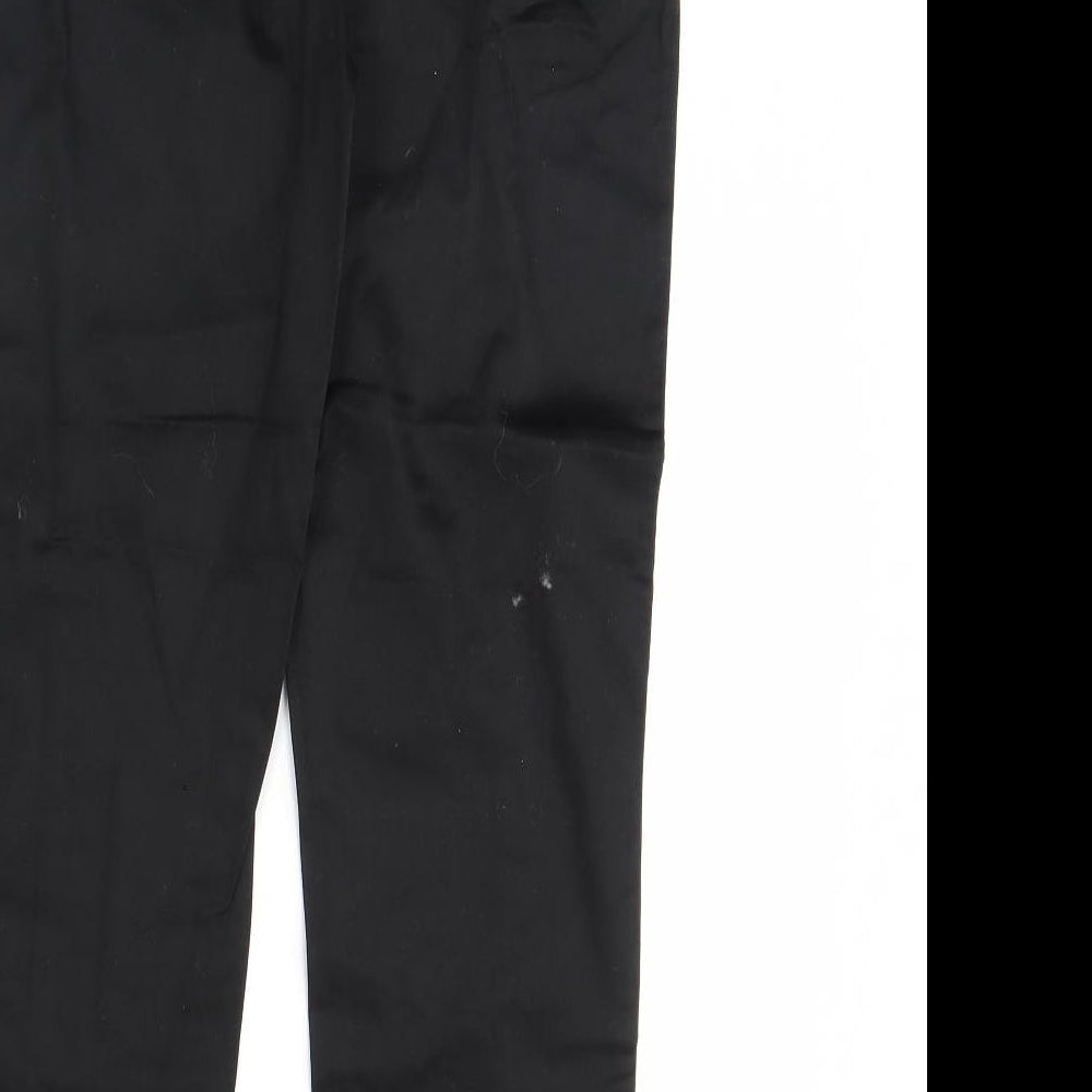 Select Womens Black Trousers Size 8 L26 in