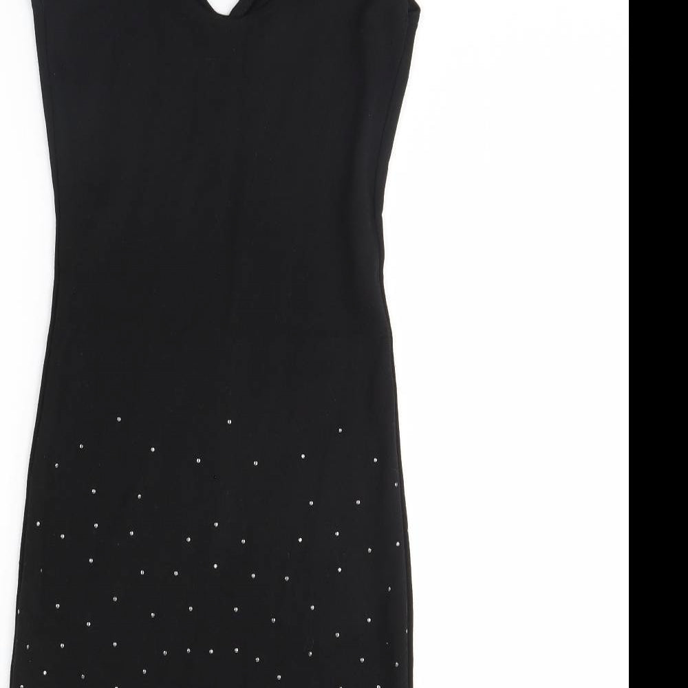 H&M Womens Black Bodycon Size 10