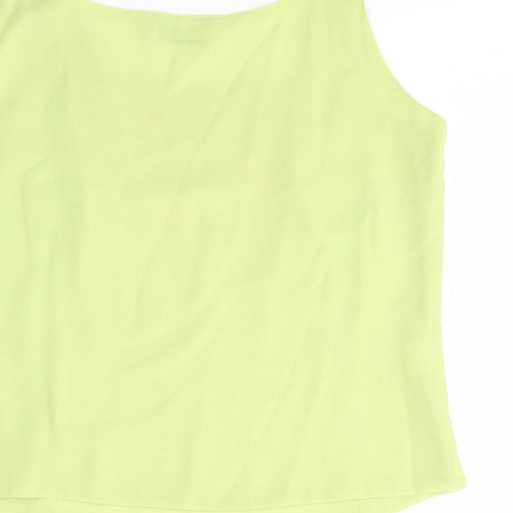 gloria brizio Womens Green Basic Tank Size 20