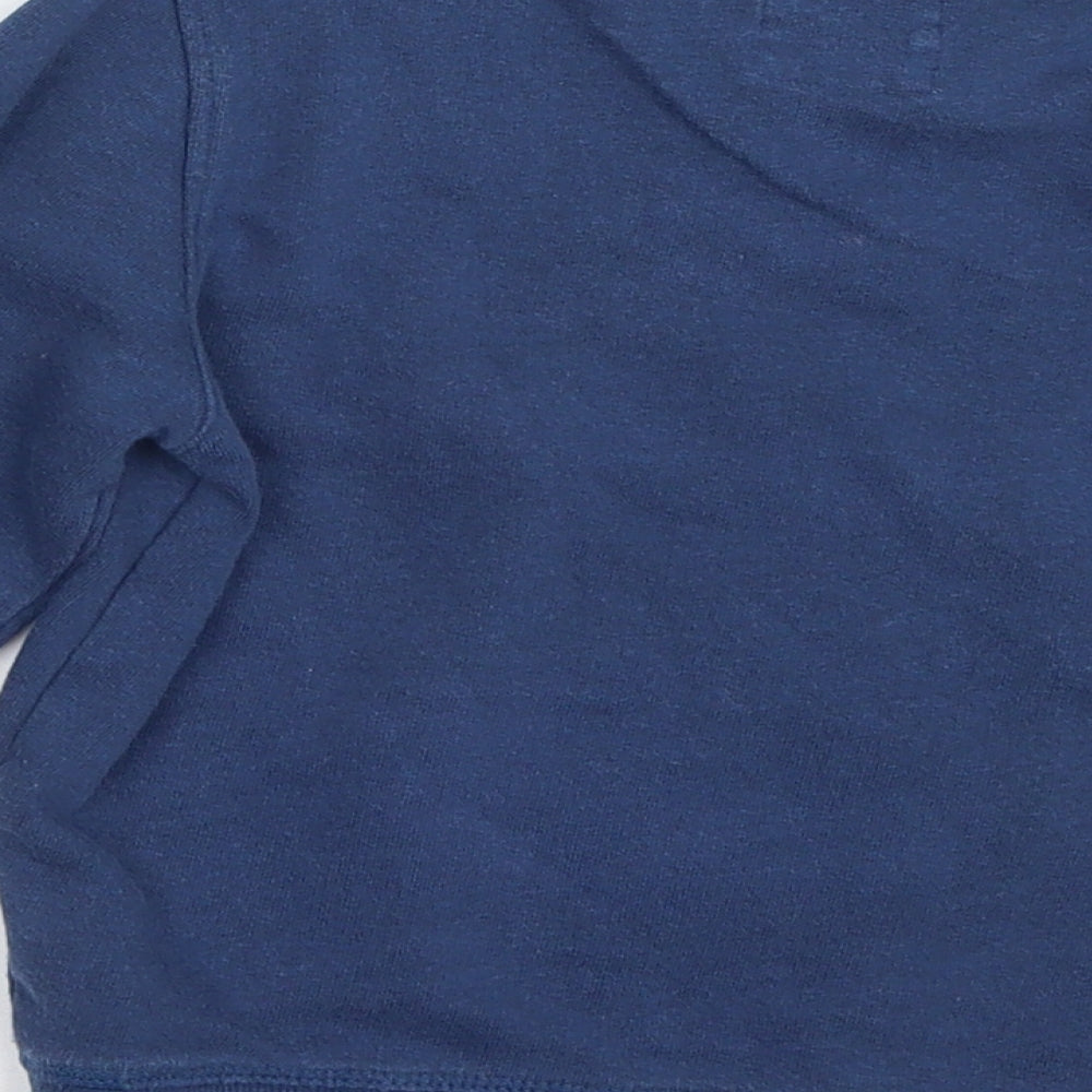NEXT Boys Blue Pullover Sweatshirt Size 3-4 Years - Santa