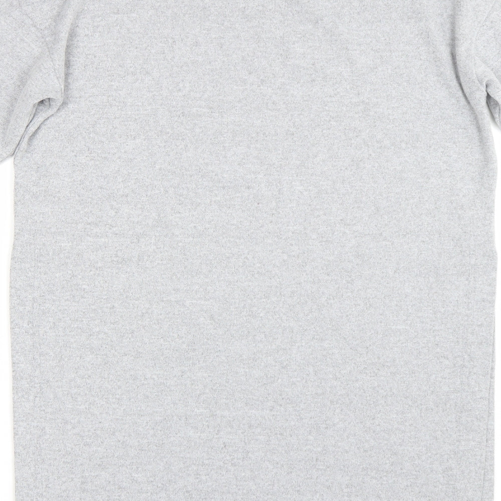 New Look Womens Grey Basic T-Shirt Size S