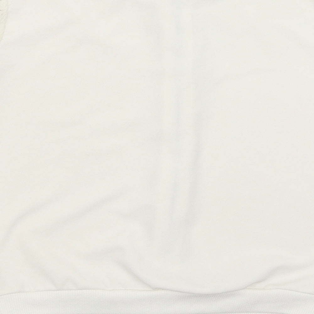 Select Womens White Full Zip Jumper Size 6