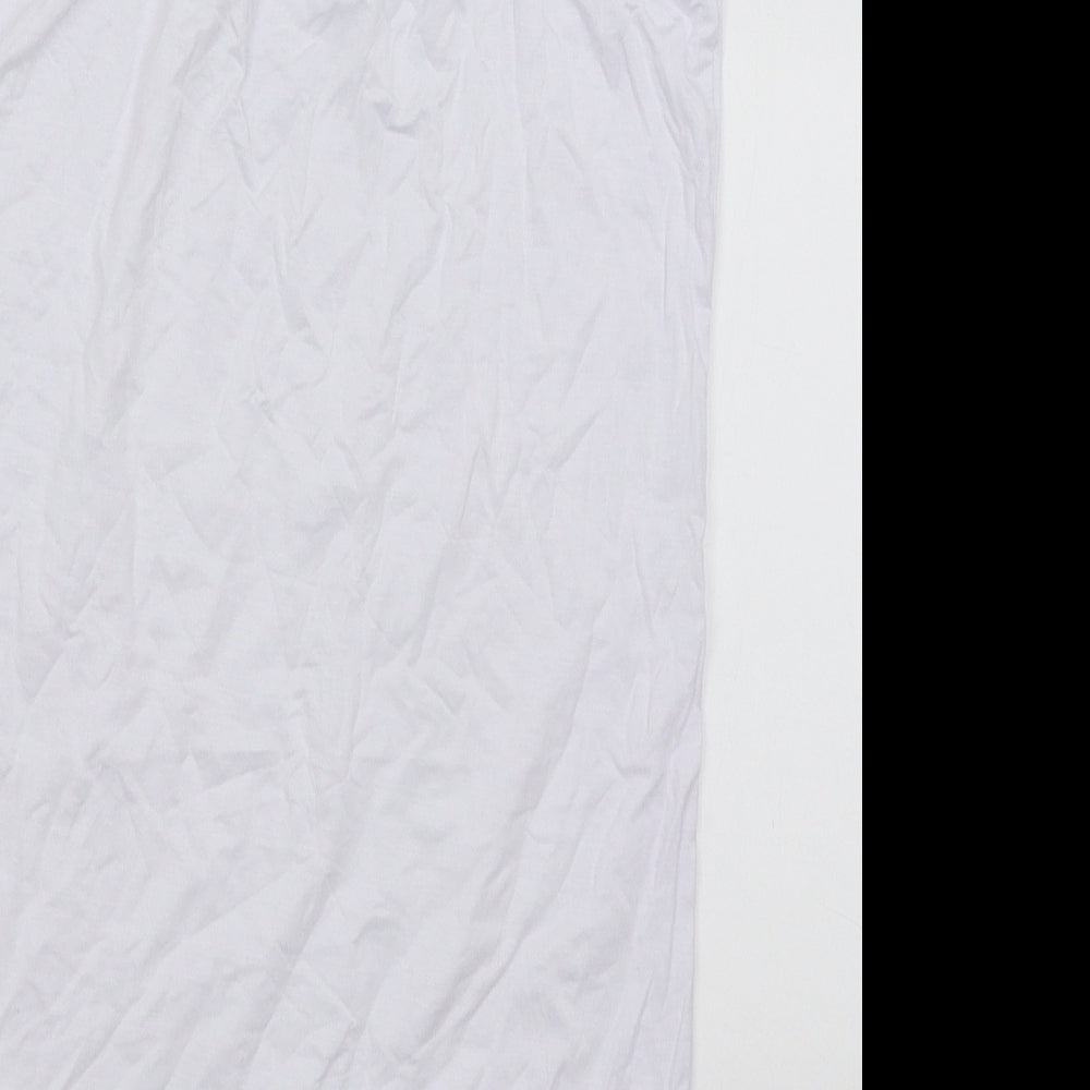 Preworn Womens White Basic Tank Size M