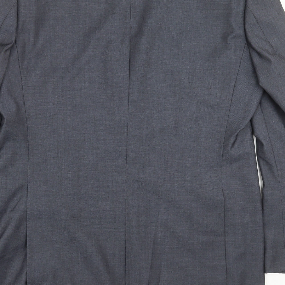 Marks & Spencer Mens Blue Jacket Suit Jacket Size 42