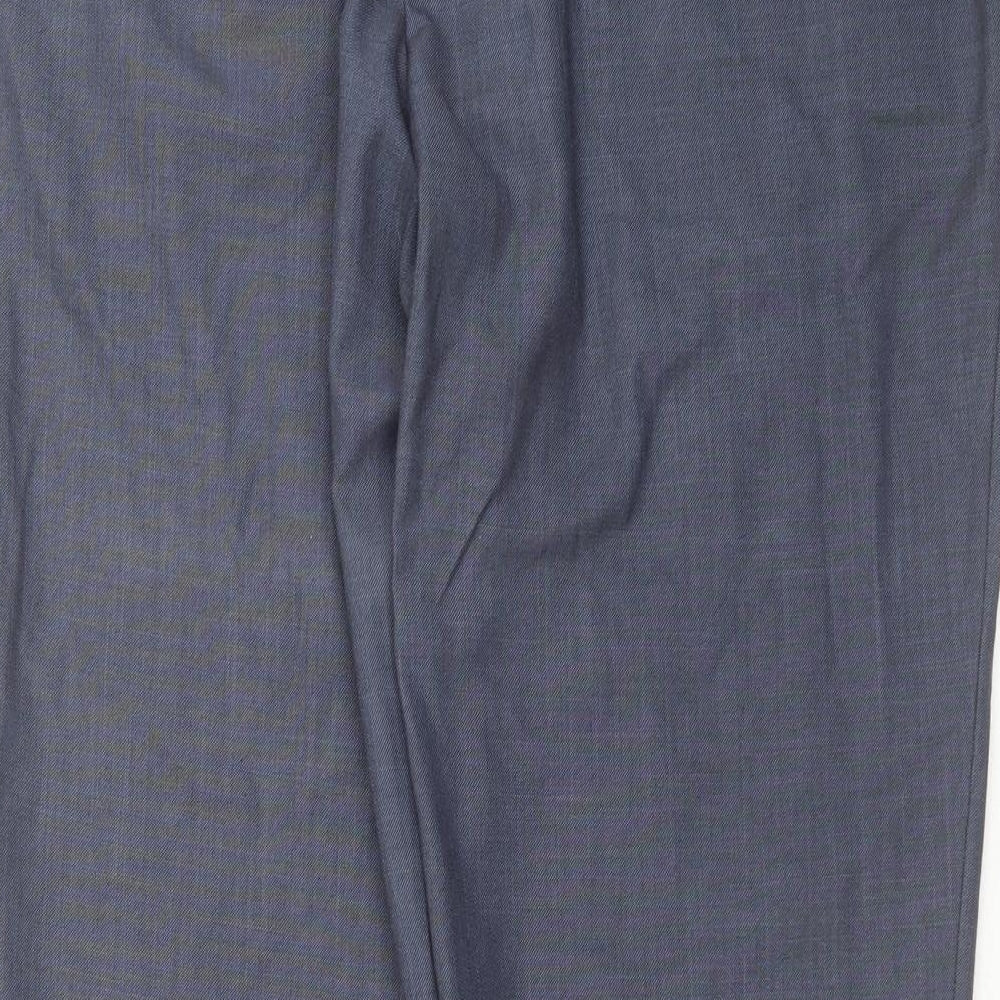 Matalan Mens Blue Trousers Size 34 in L28 in