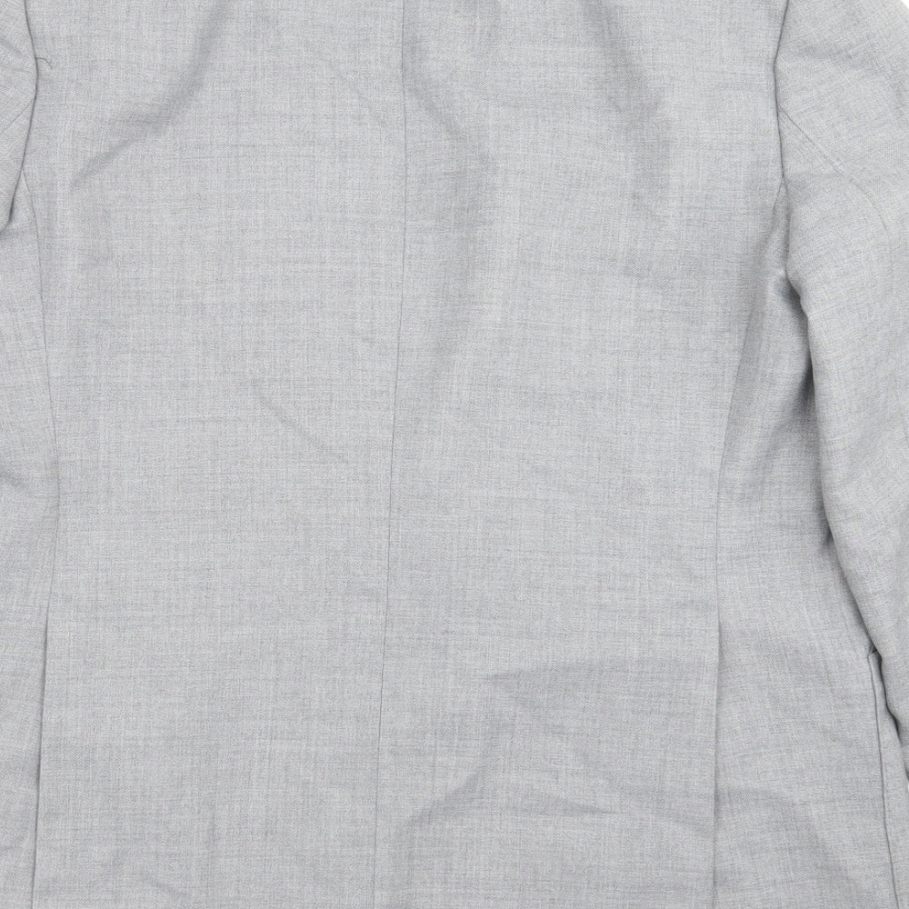 kesto-puku Mens Grey Jacket Suit Jacket Size 44