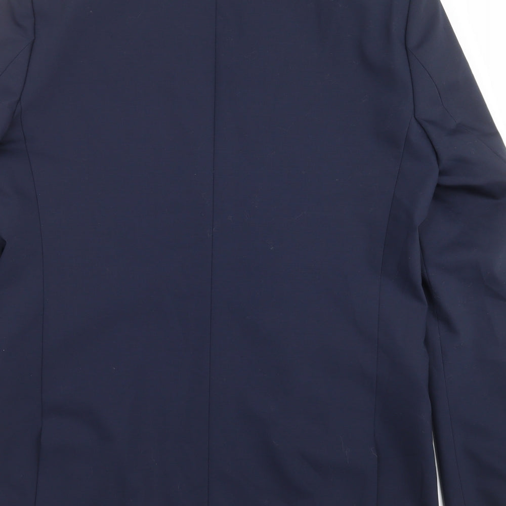 River Island Mens Blue Jacket Suit Jacket Size 42