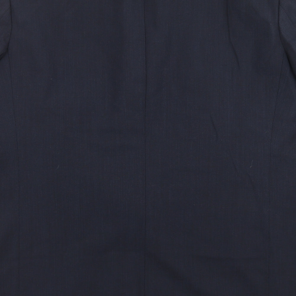 Impressions Mens Blue Jacket Suit Jacket Size 44