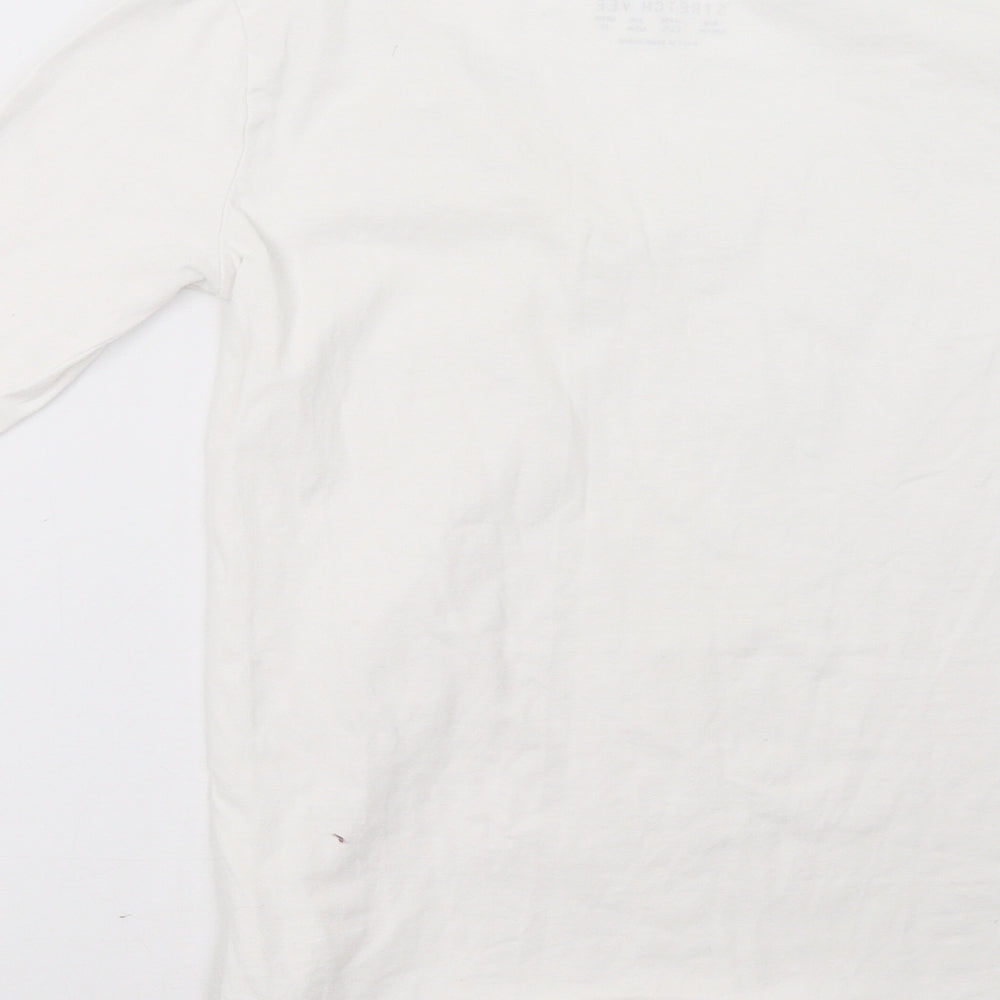 Primark Womens White Pullover Sweatshirt Size 8