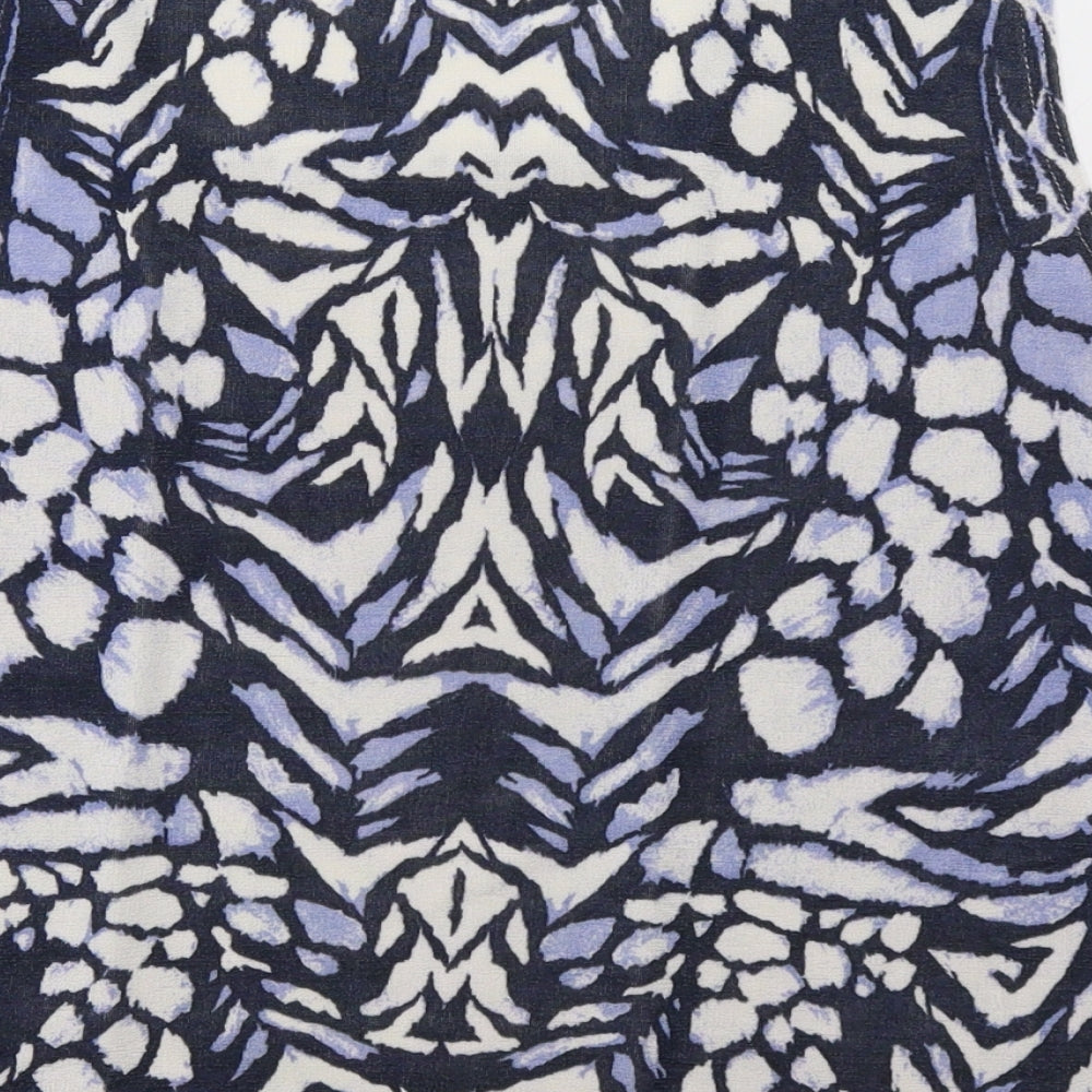 Reflections Womens Blue Basic Tank Size 2XL