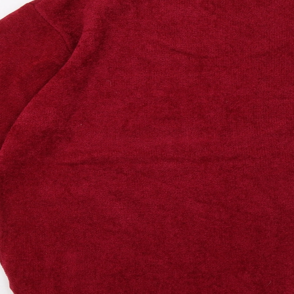 Avant Garde Womens Red Pullover Sweatshirt Size M