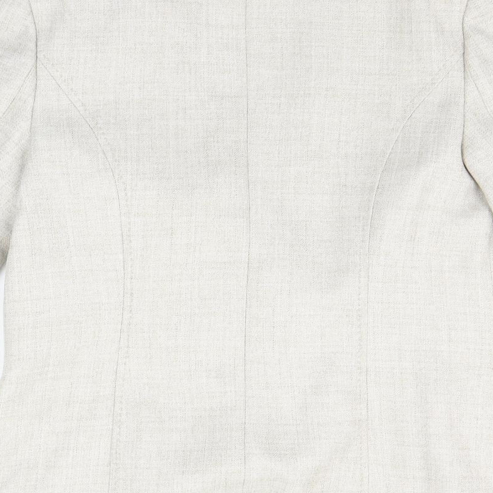 ISLE Essentials Womens Beige Jacket Suit Jacket Size 10