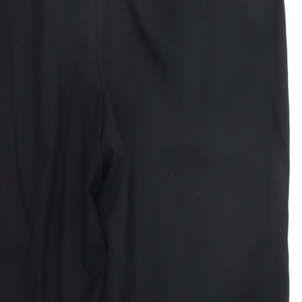 BHS Womens Black Trousers Size 14 L23 in