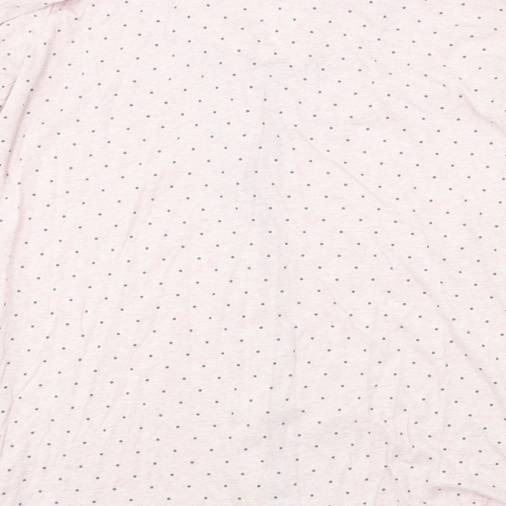 keep well Womens Pink Polka Dot Basic Button-Up Size 20