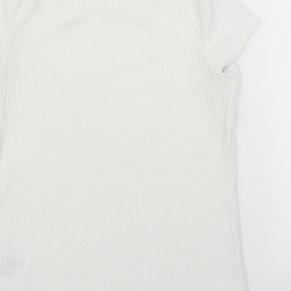 Matalan Girls White Basic T-Shirt Size 11 Years