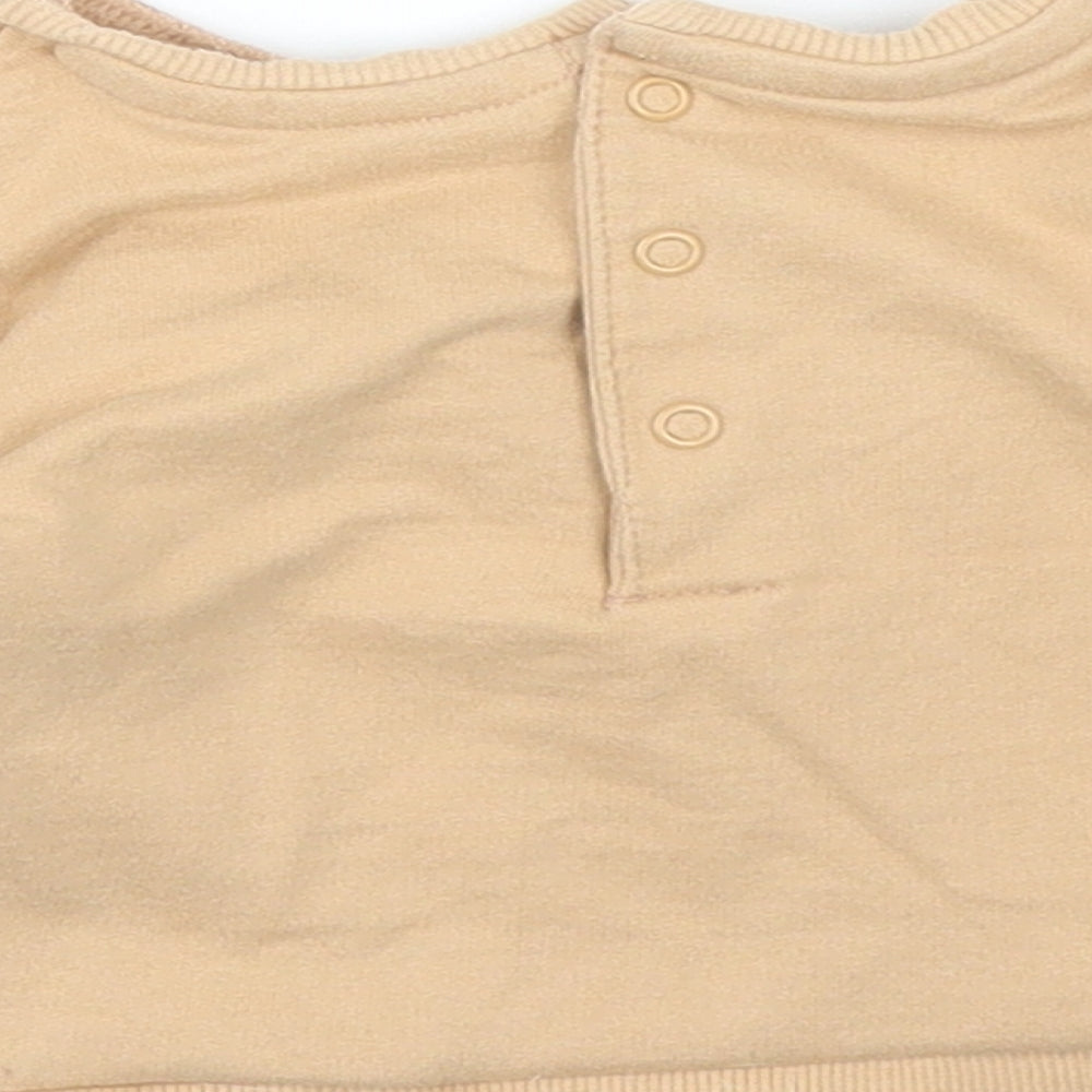 George Girls Beige Pullover Jumper Size 3-6 Months