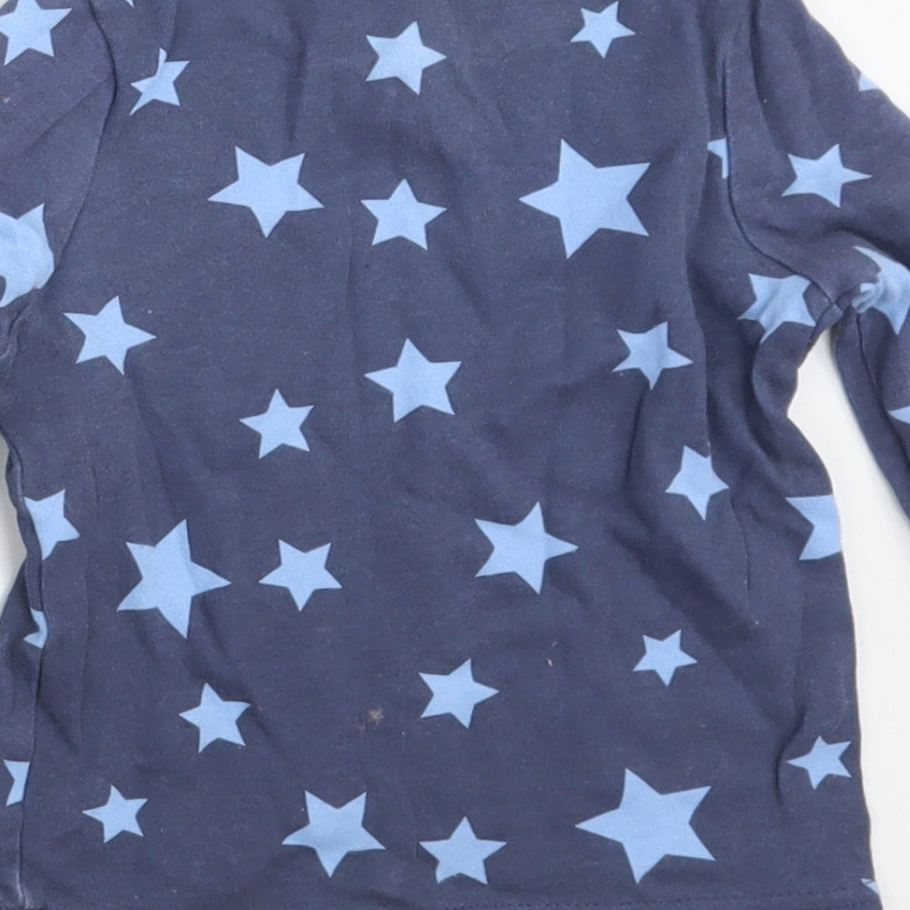 George Baby Blue Geometric Basic T-Shirt Size 6-9 Months
