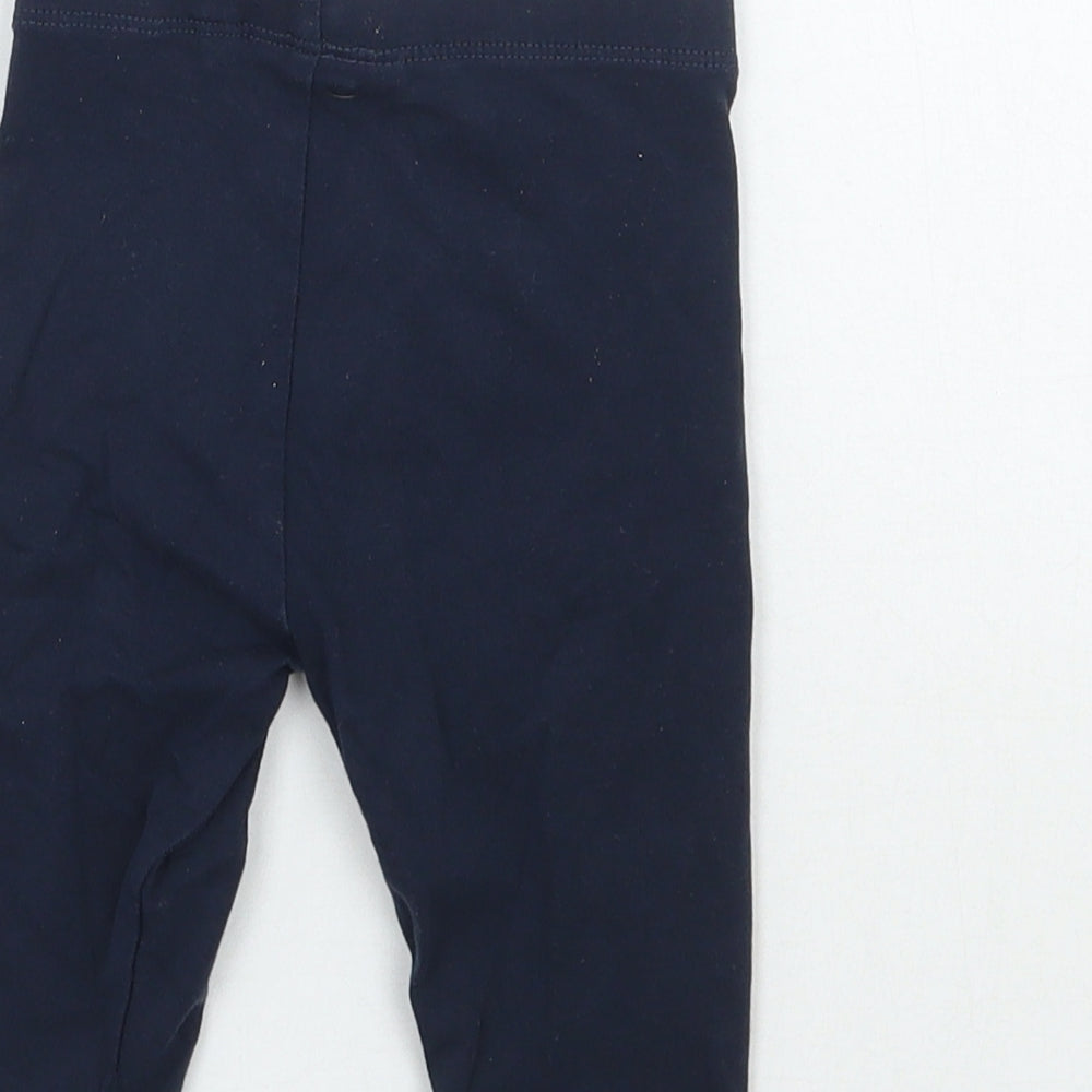 NEXT Girls Blue Sweatpants Trousers Size 6-9 Months