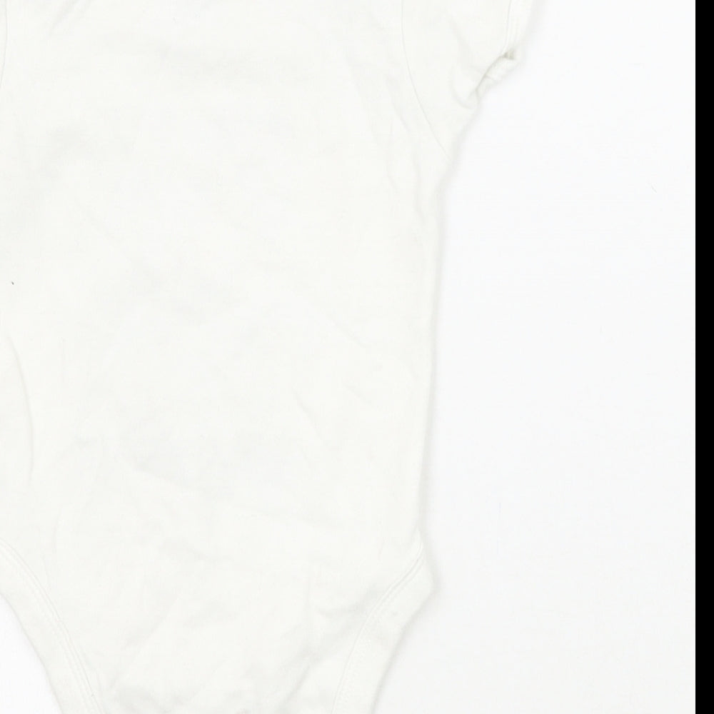Mini mischief Makers Baby White Babygrow One-Piece Size 3-6 Months