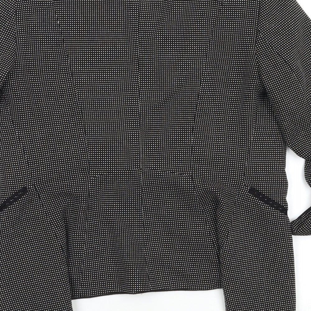 H&M Womens Black Jacket Blazer Size 6