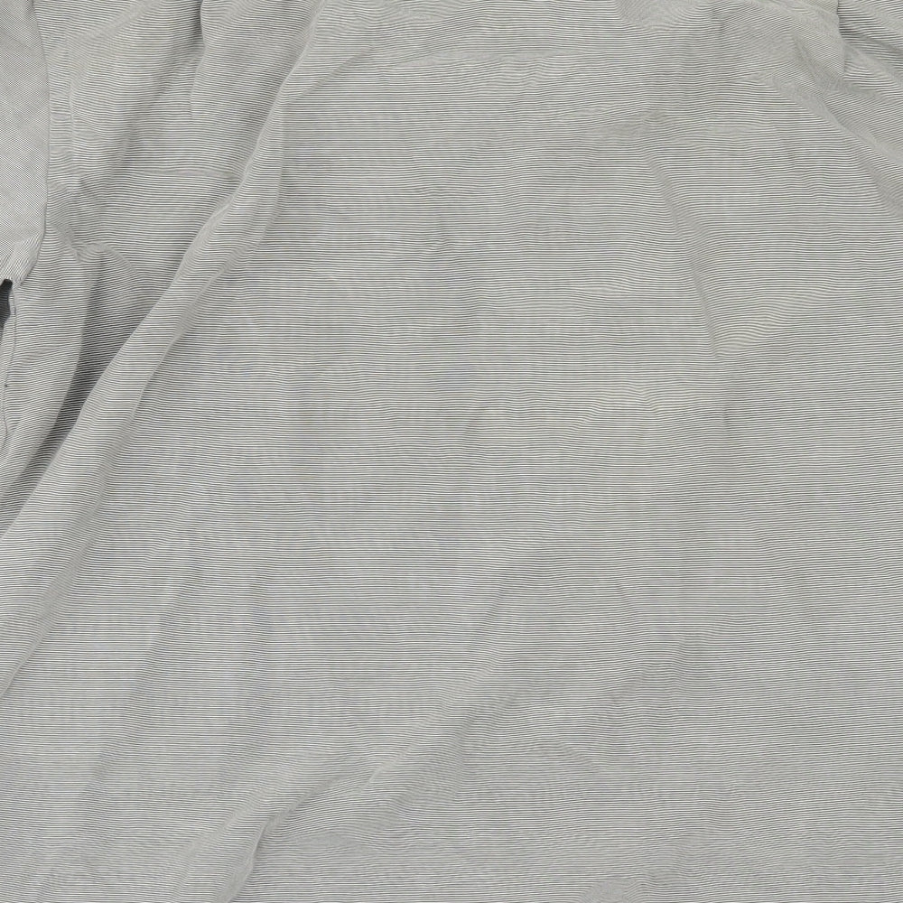 George Mens Grey Button-Up Size S