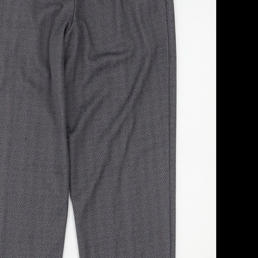 Marks and Spencer Womens Blue Trousers Size 18 L24.5 in