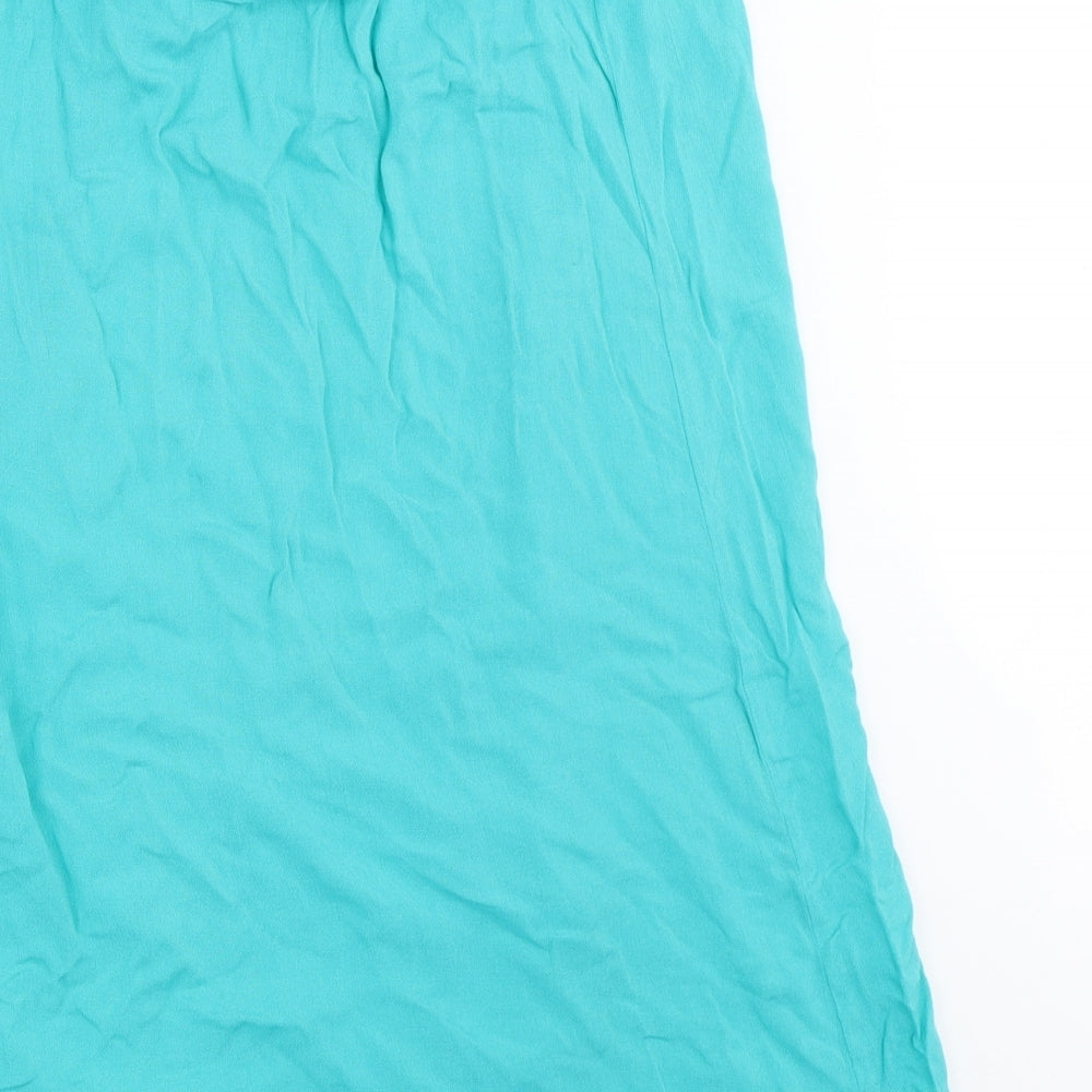 Papaya Womens Blue Mini Size 8