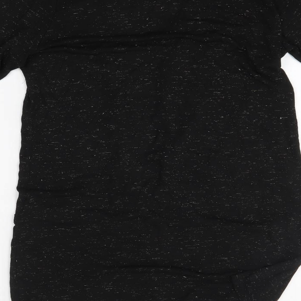 New Look Womens Black Wrap Jumper Size 10