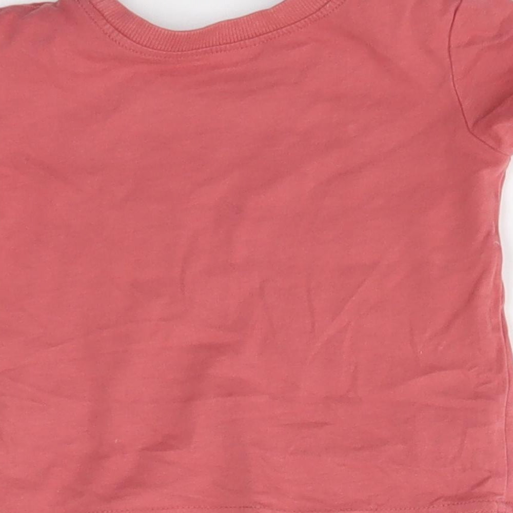 George Baby Red Basic T-Shirt Size 3-6 Months - banana