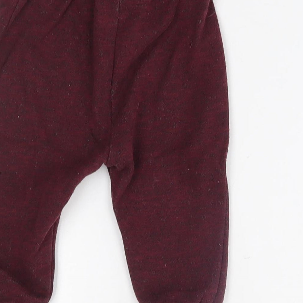 Primark Baby Red Jogger Trousers Size 9 Months