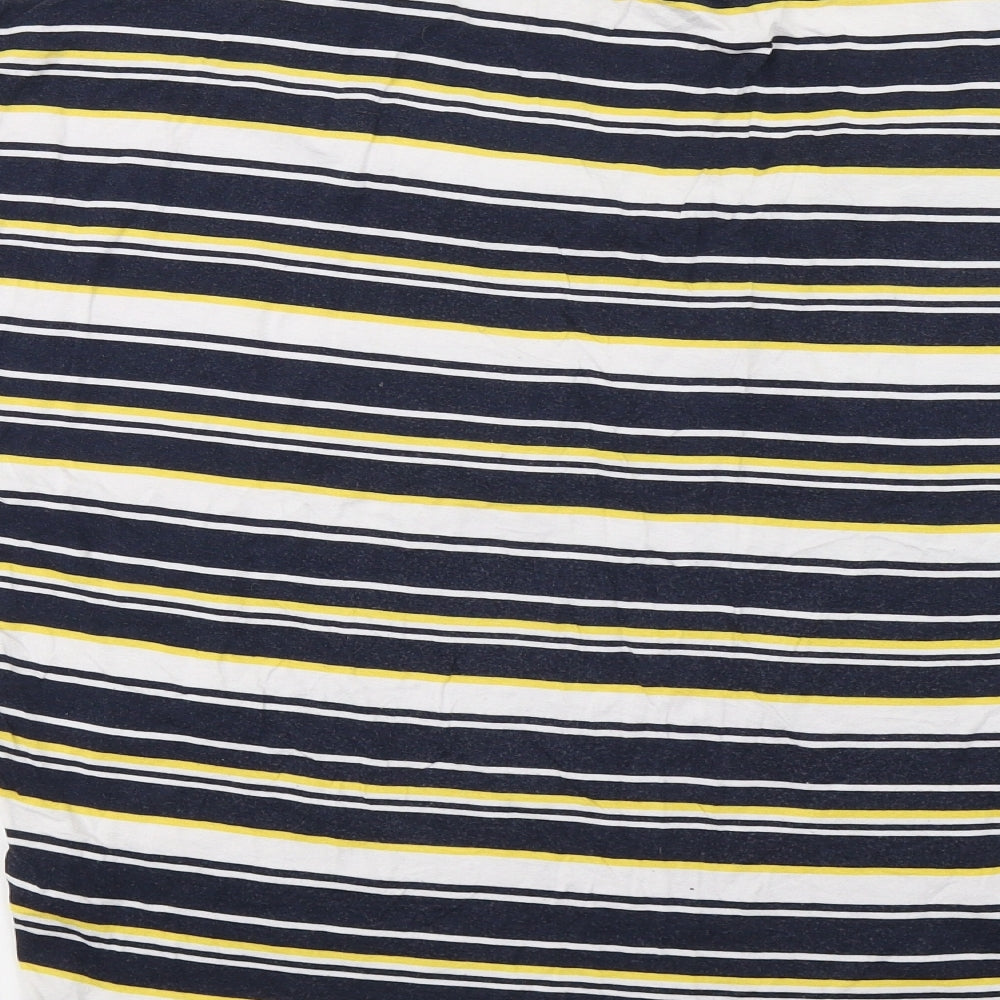 F&F Womens Multicoloured Striped Basic Blouse Size 14