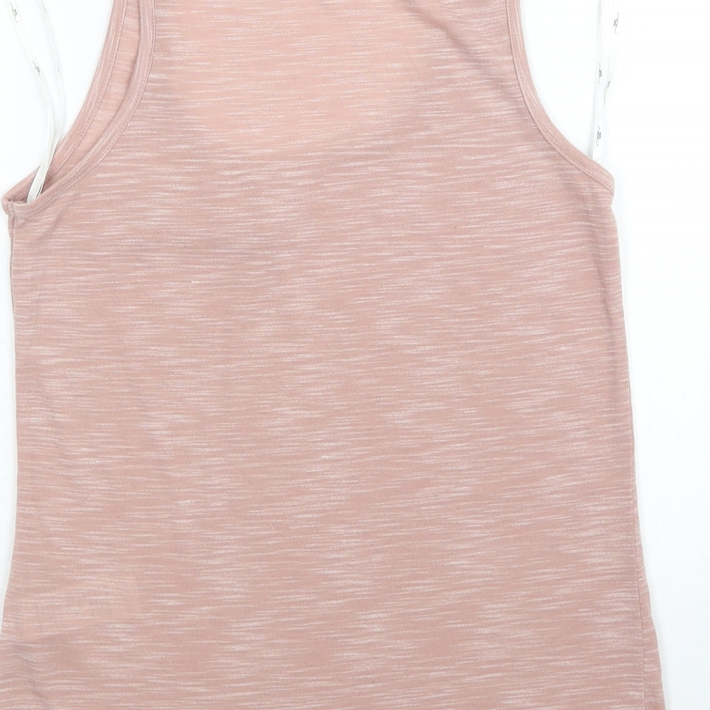 New Look Womens Pink Basic Tank Size 6