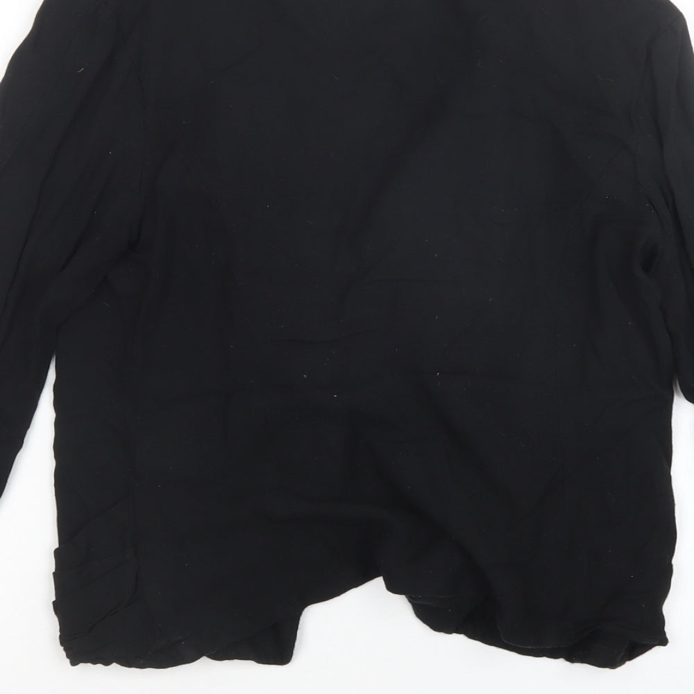 Miss Selfridge Womens Black Cardigan Jumper Size 6