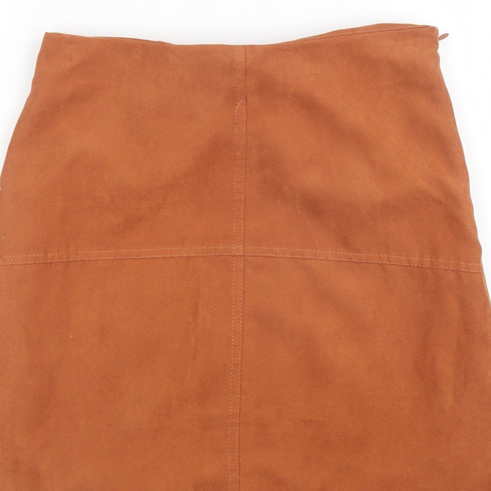 Amosphere Womens Brown Mini Skirt Size 6