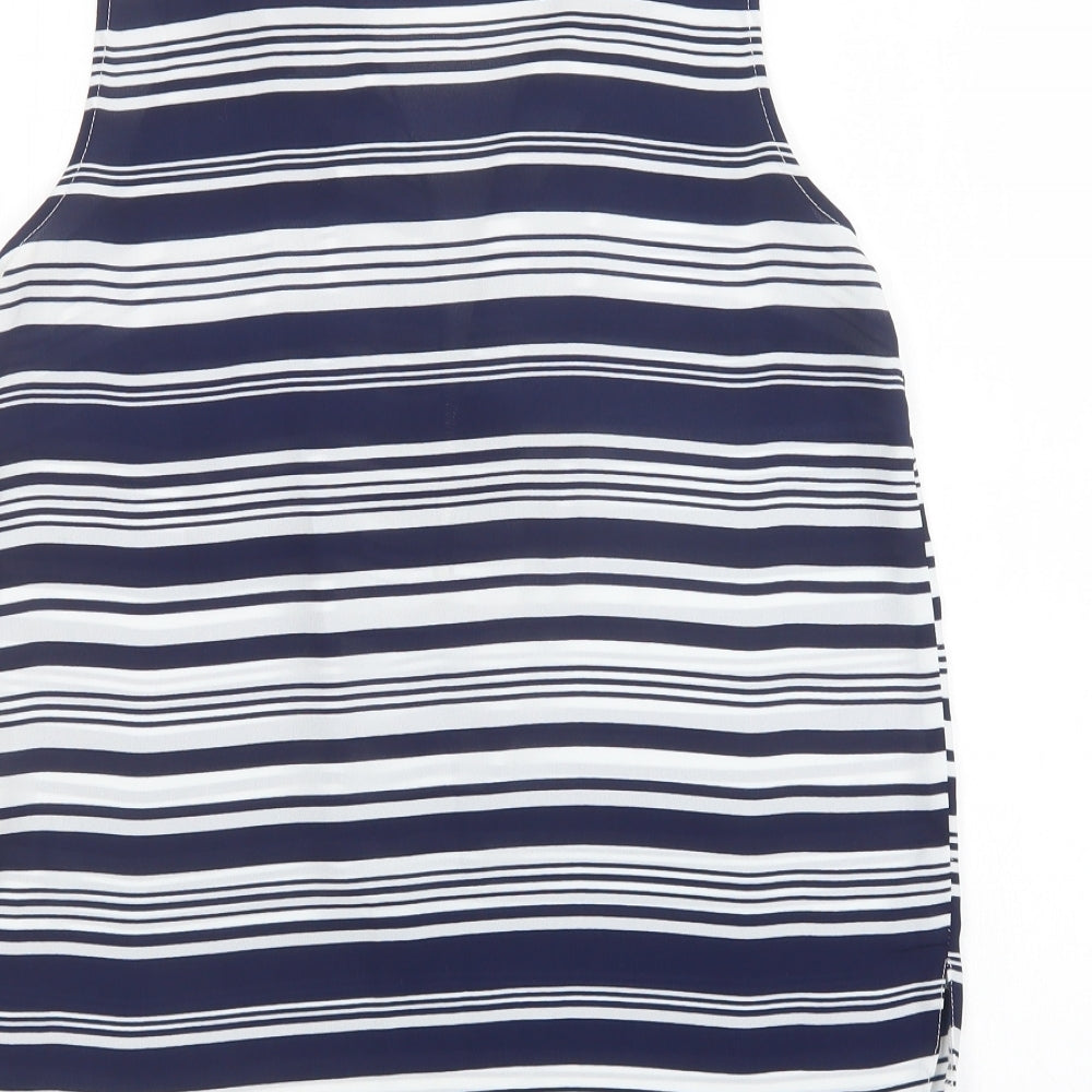 Atmosphere Womens Multicoloured Striped Basic Tank Size 8