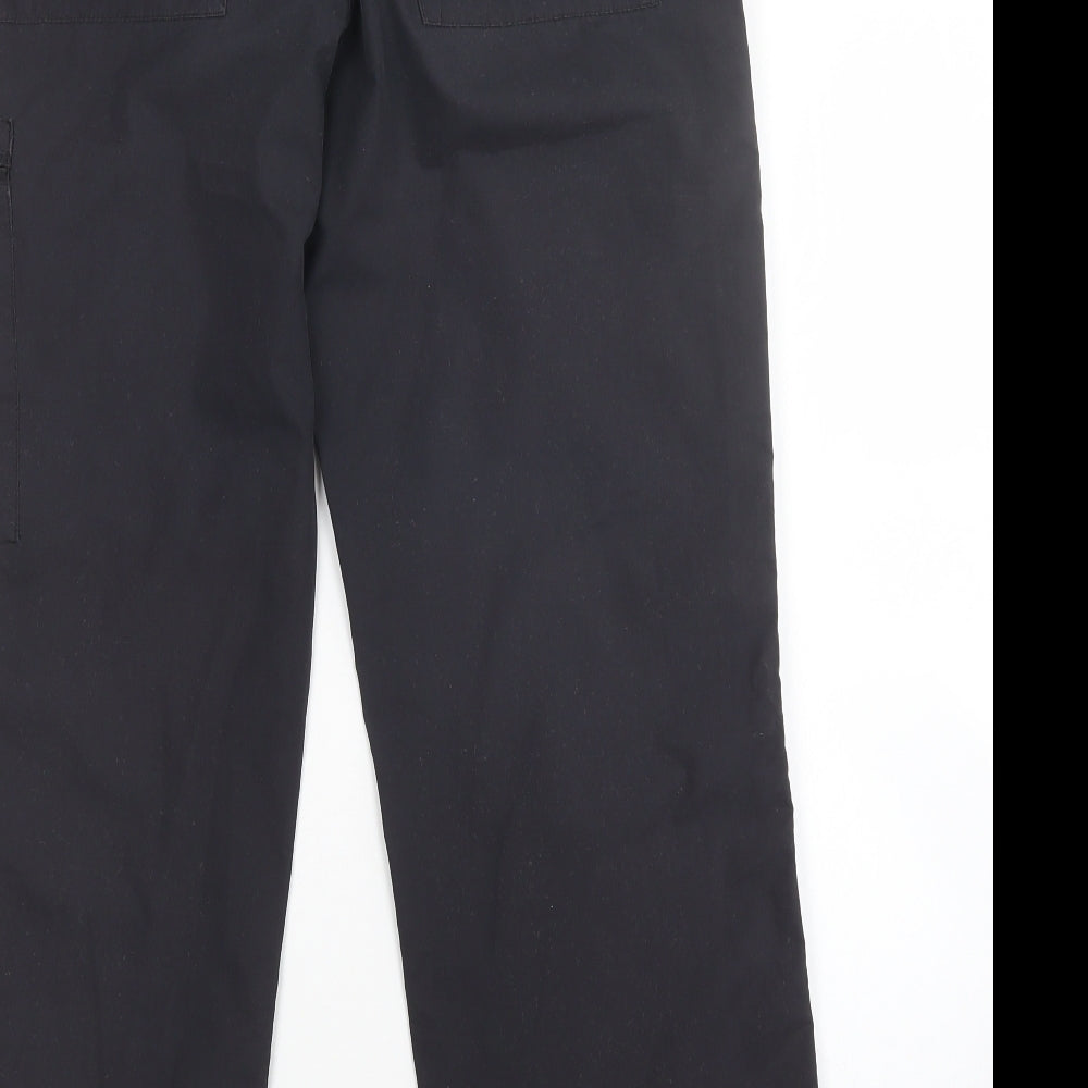 Mountain Warehouse Womens Black Cargo Trousers Size 10 L29 in