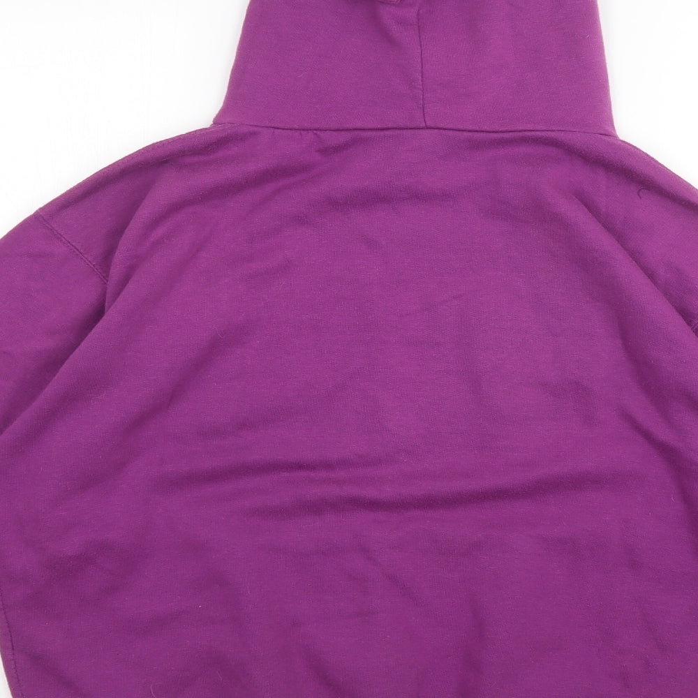 Preworn Womens Purple Pullover Hoodie Size M