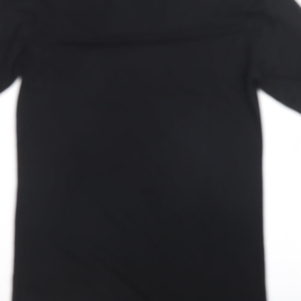 New Look Womens Black T-Shirt Dress Size 8